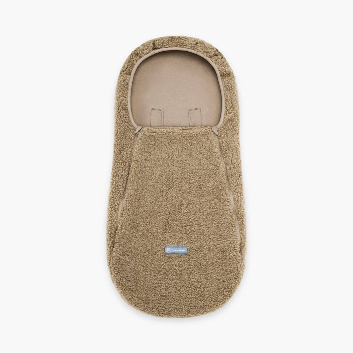 Fußsack aus Merinowolle | Essential Taupe