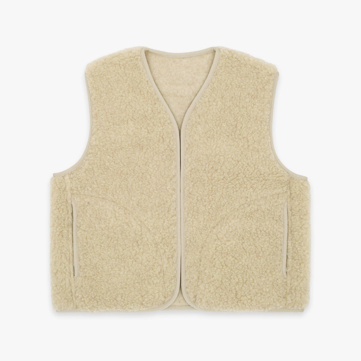 Merino Weste Erwachsene | Essential Beige