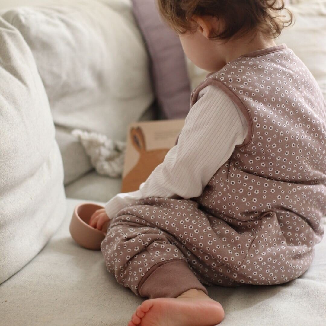 Schlafsack mit Füßen 2.5 TOG | Blume Berry