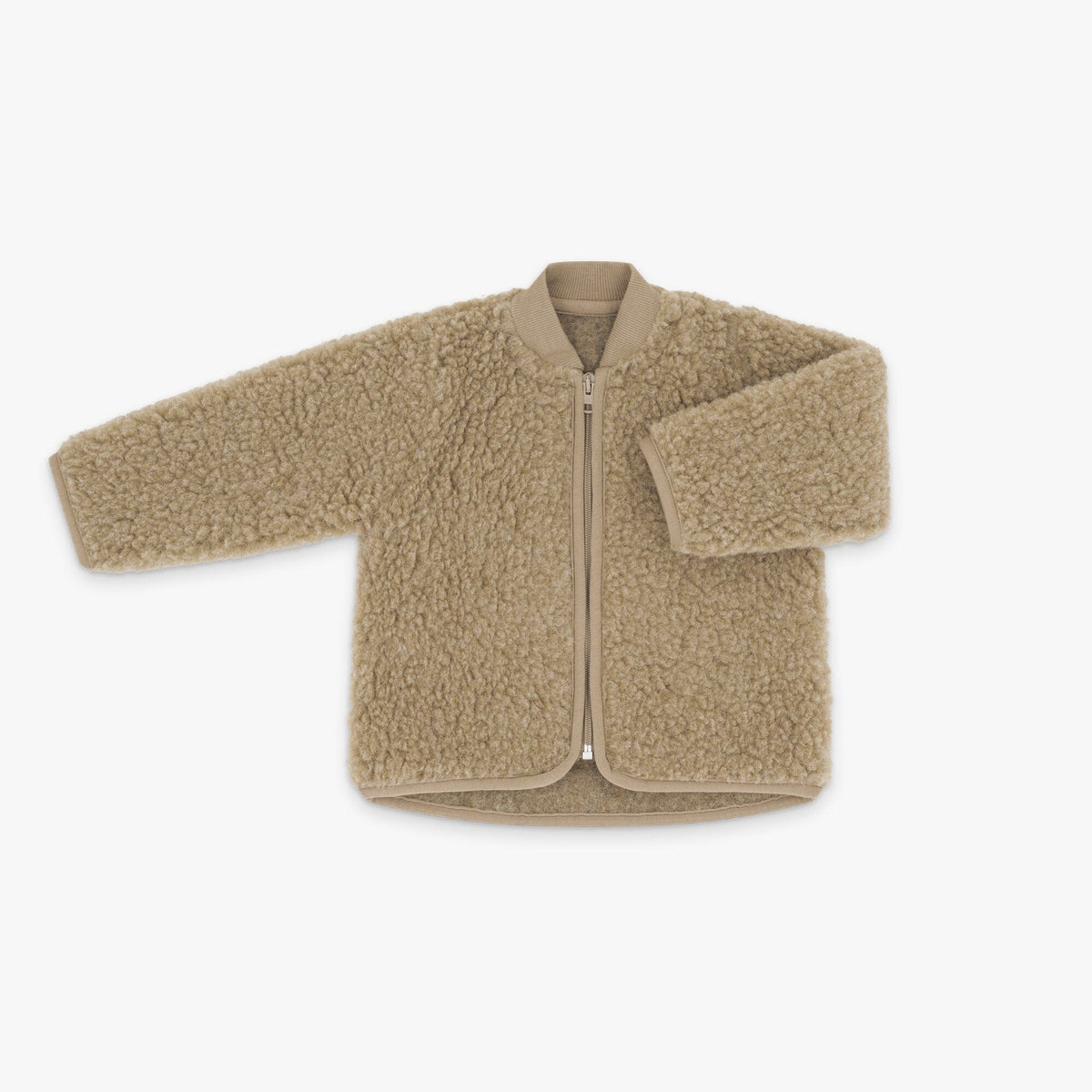 Merinowolle Jacke für Babys | Essential Taupe