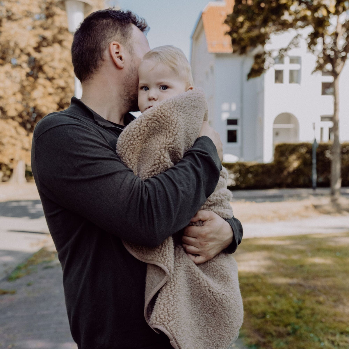 Babydecke aus Merinowolle | Essential Taupe