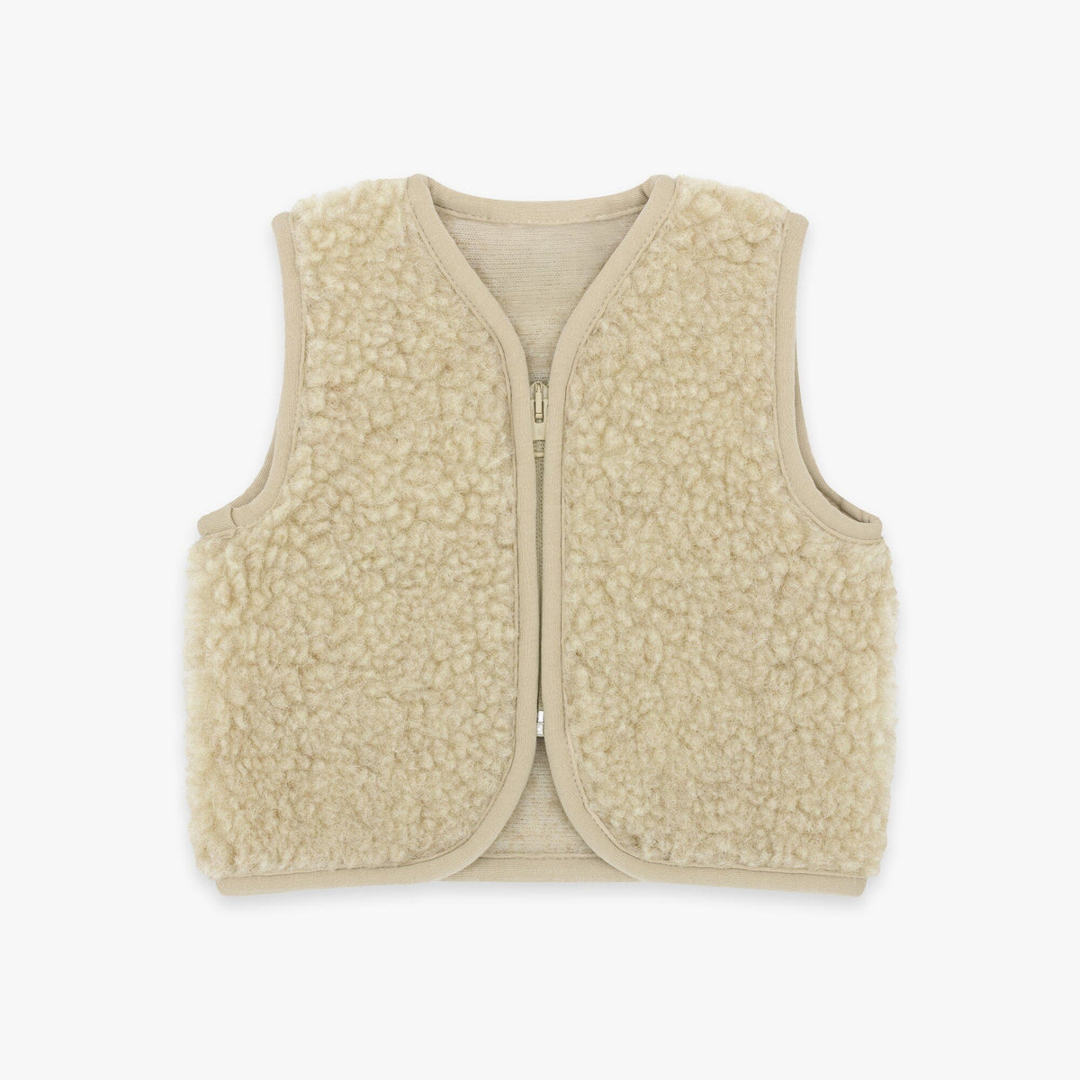 Merinowolle Weste für Babys | Essential Beige