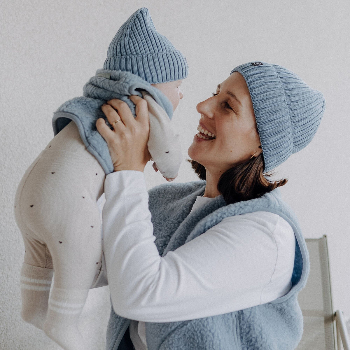 Merino Weste Erwachsene | Essential Ice Blue