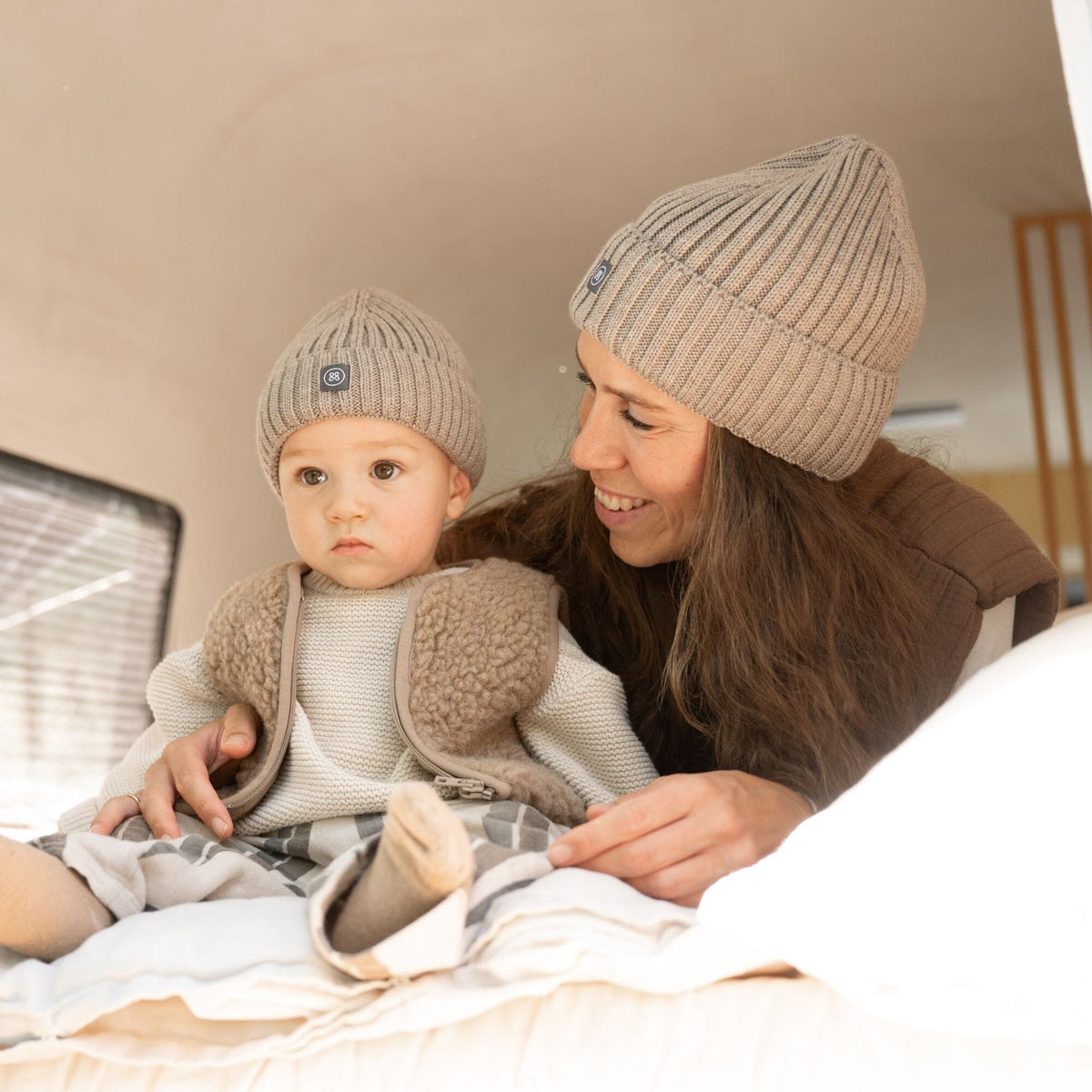 Babymütze aus Merinowolle | Essential Beige